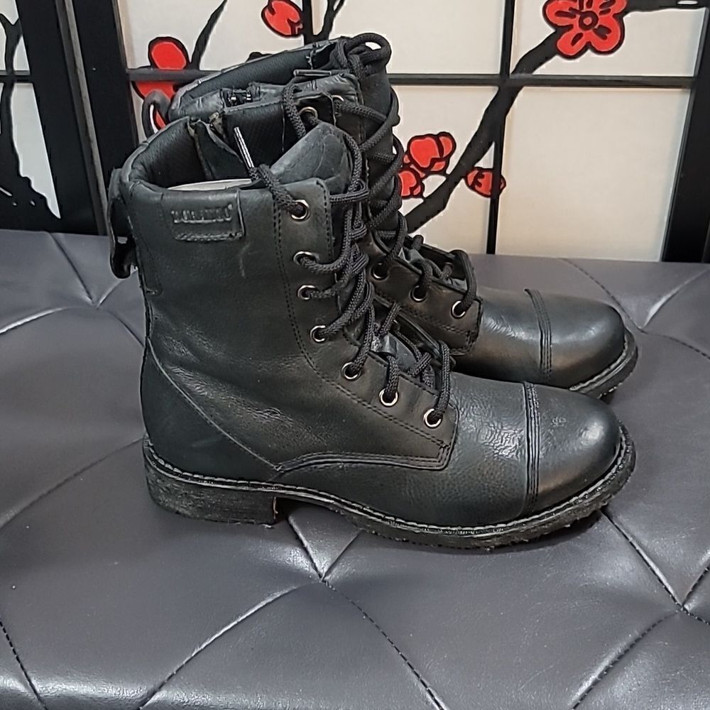 Durango Women's 7' Westn Black Combat Boots